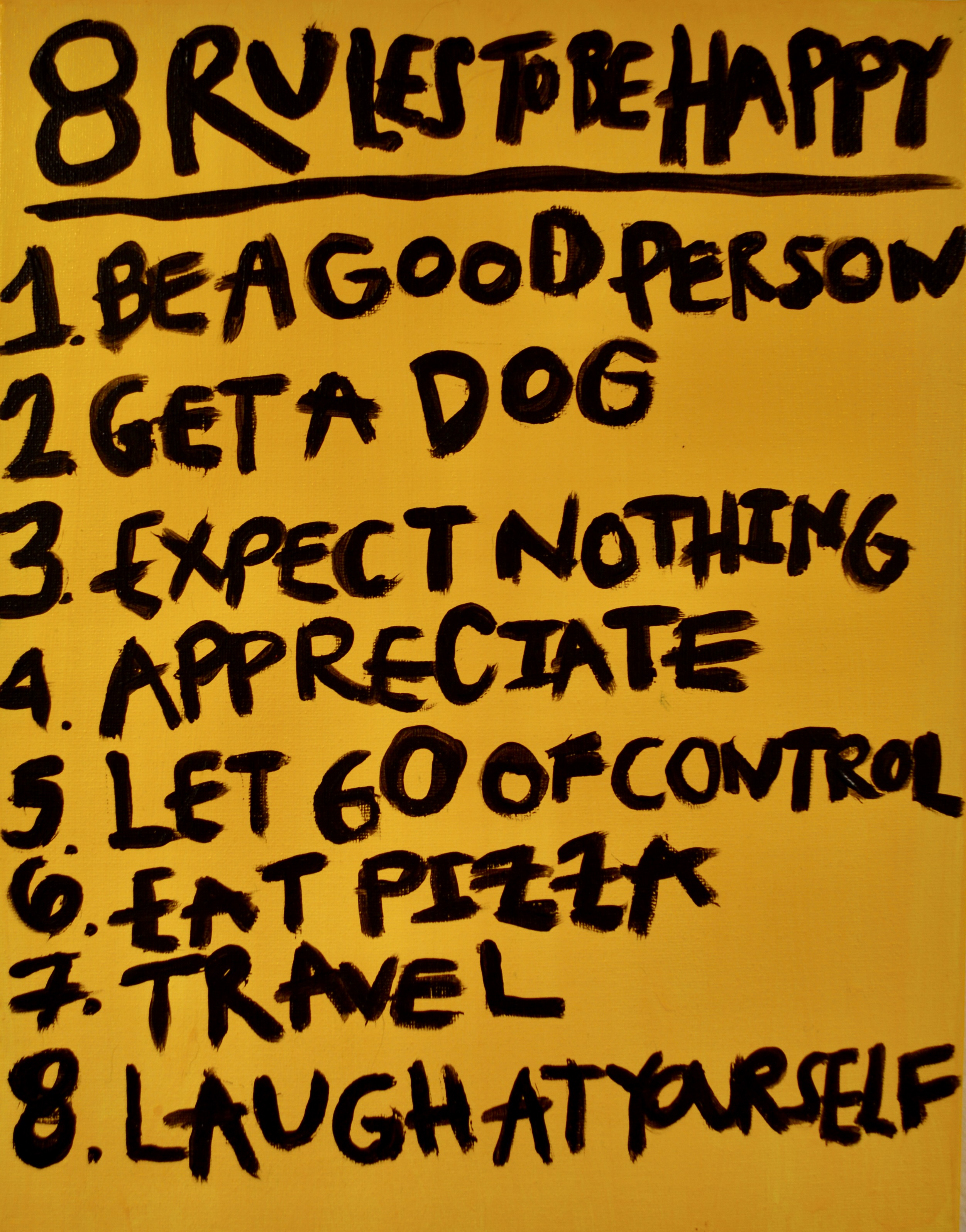 Rules To Be Happy